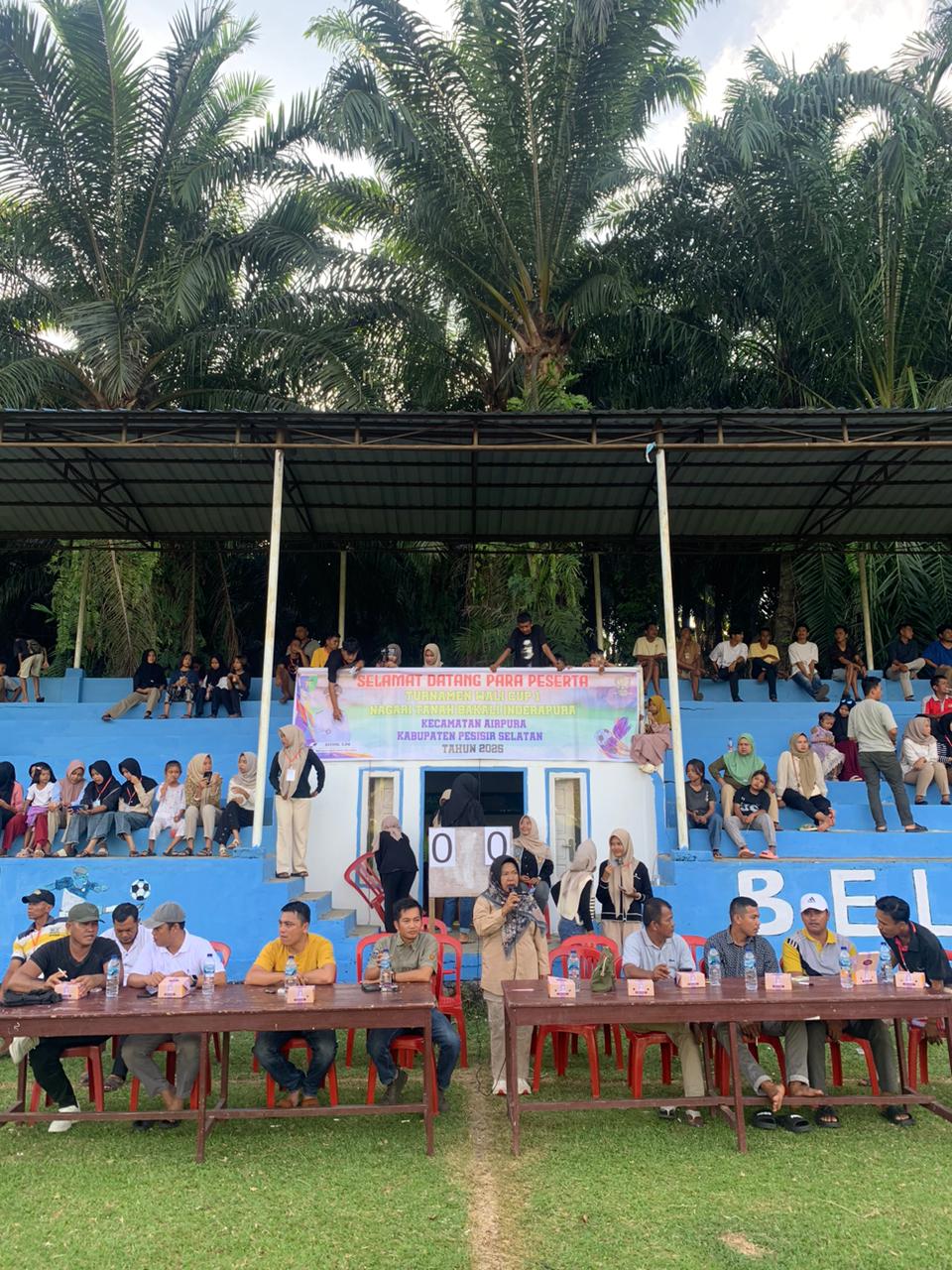 Camat Airpura Hadiri Pembukaan Turnamen Wali Cup 1 Tahun 2025 