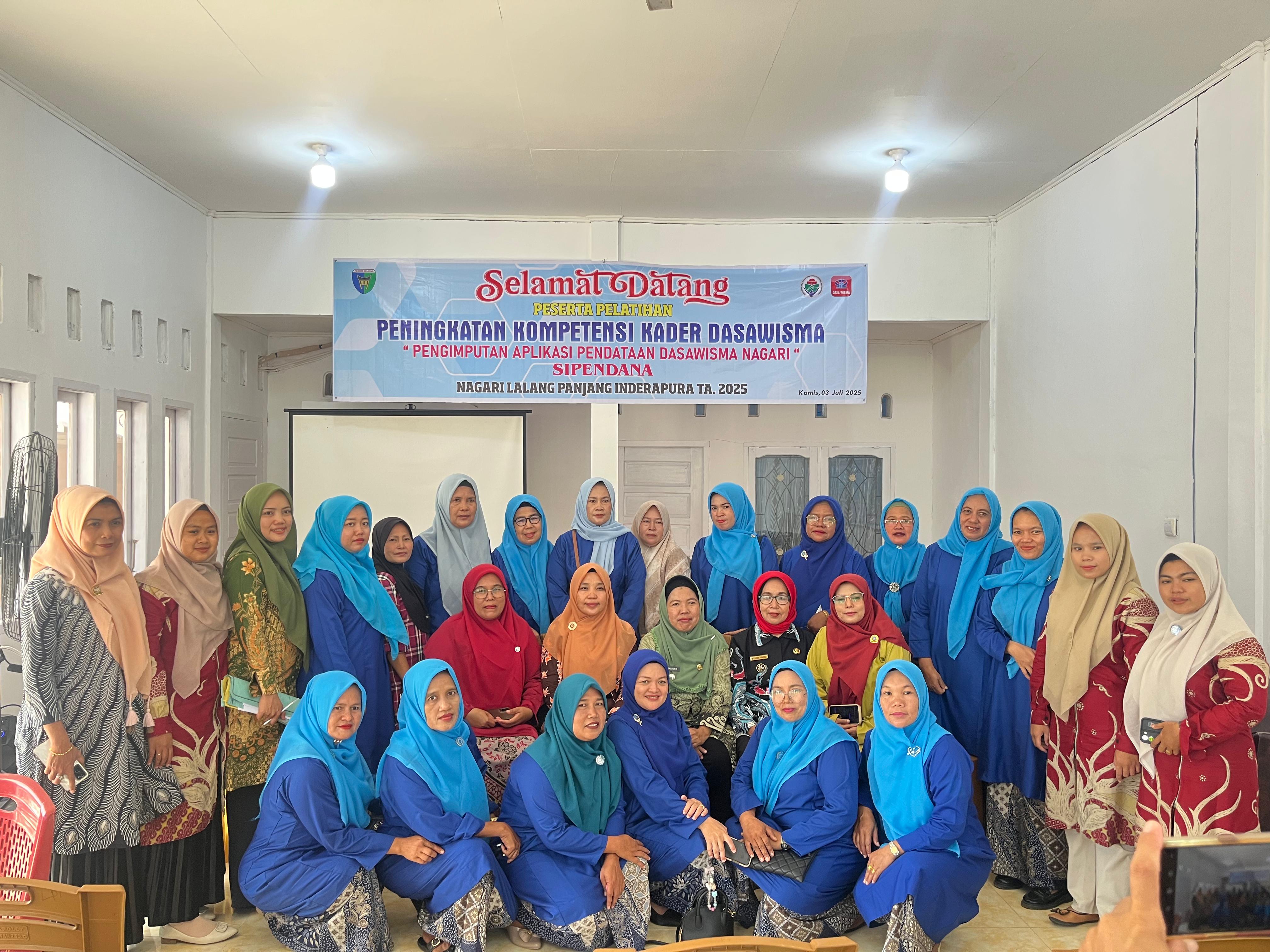 Camat Airpura Hadiri Acara Pelatihan Peningkatan Kompetensi Kader Dasawisma Nagari Lalang Panjang In