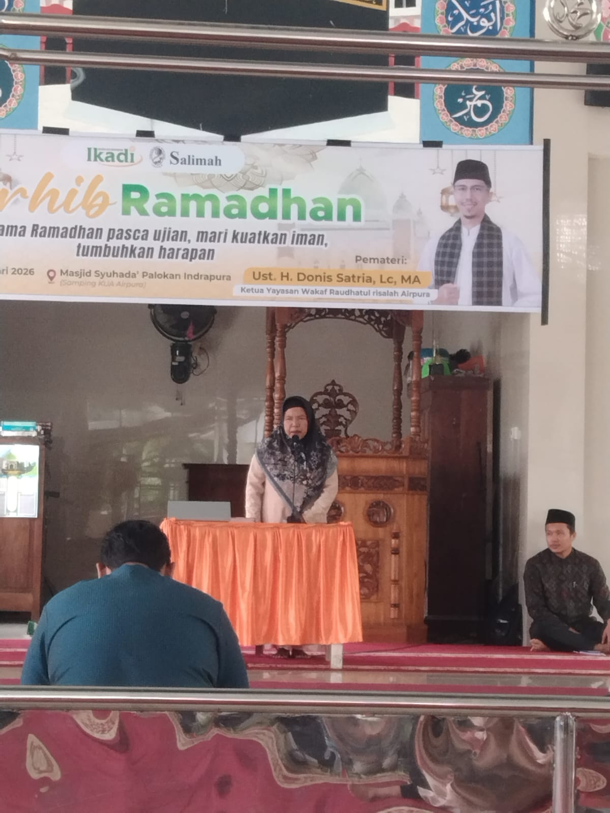 Camat Airpura Hadiri Kegiatan Thartib Ramadhan 