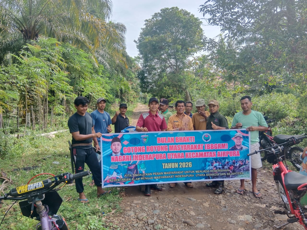 Kasi Pemberdayaan Masyarakat dan Perekonomian Hadiri Pelaksanaan BBGRM Nagari Inderapura Utara Tahun