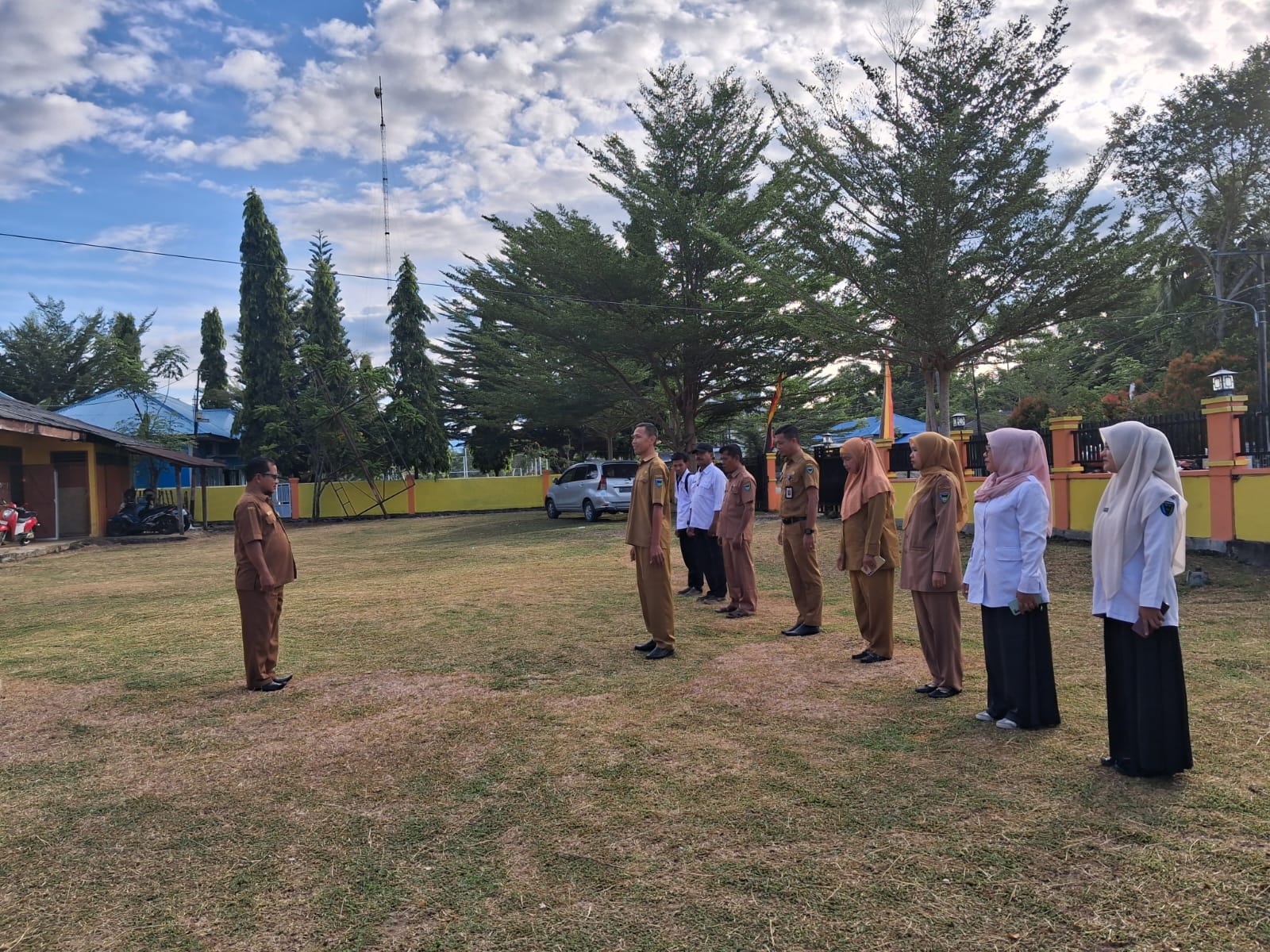 Apel Pagi Rutin Digelar di Kantor Camat Airpura