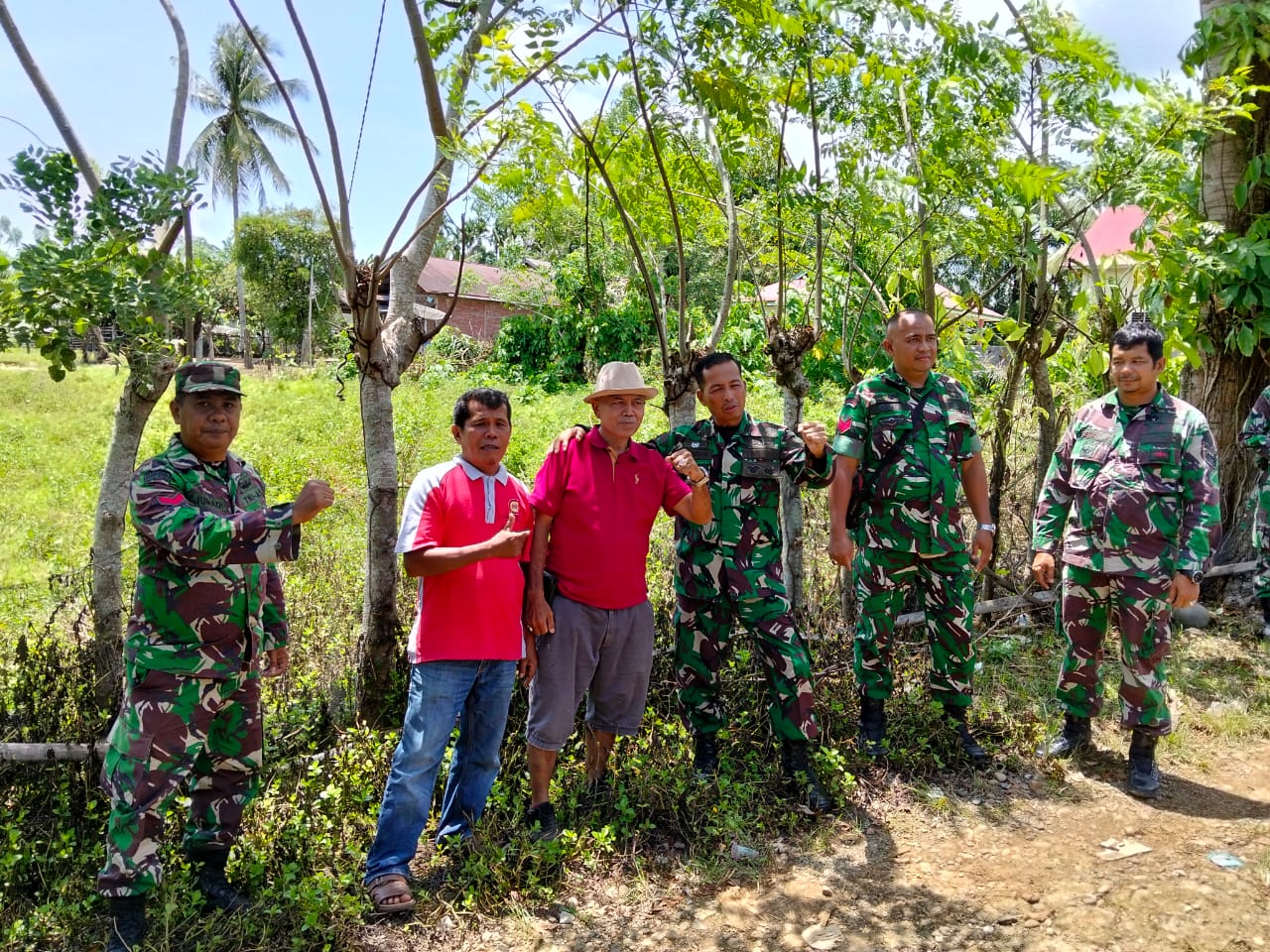 Kasi Pemberdayaan Masyarakat dan Perekonomian laksanakan Monitoring Lokasi Lahan Tanah untuk Pembang