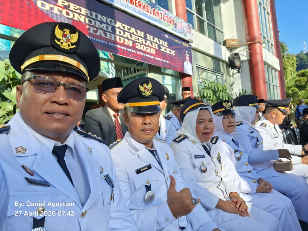 Camat Airpura Ikuti Upacara Peringatan Hari Otonomi Daerah ke-XXX Tahun 2026  Pesisir Selatan