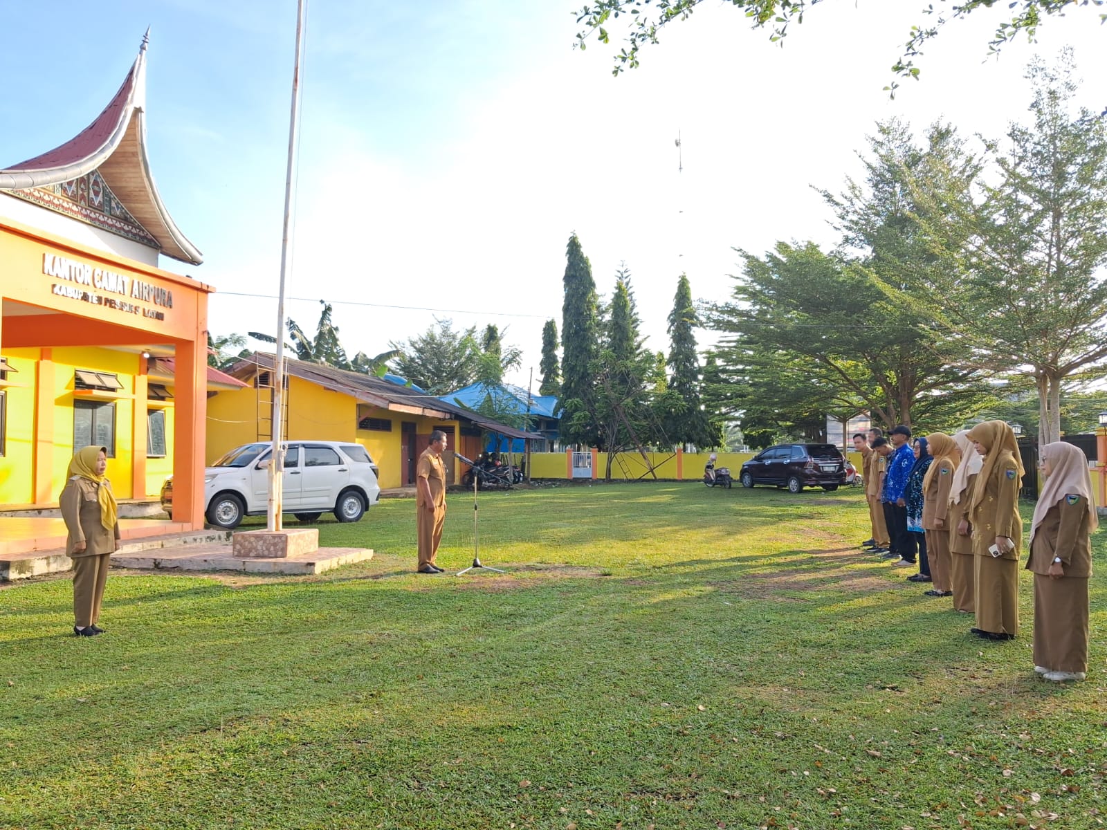 Apel Pagi Rutin 28 April 2026 Kecamatan Airpura Dilanjutkan Gotong Royong dalam Gerakan Indonesia As