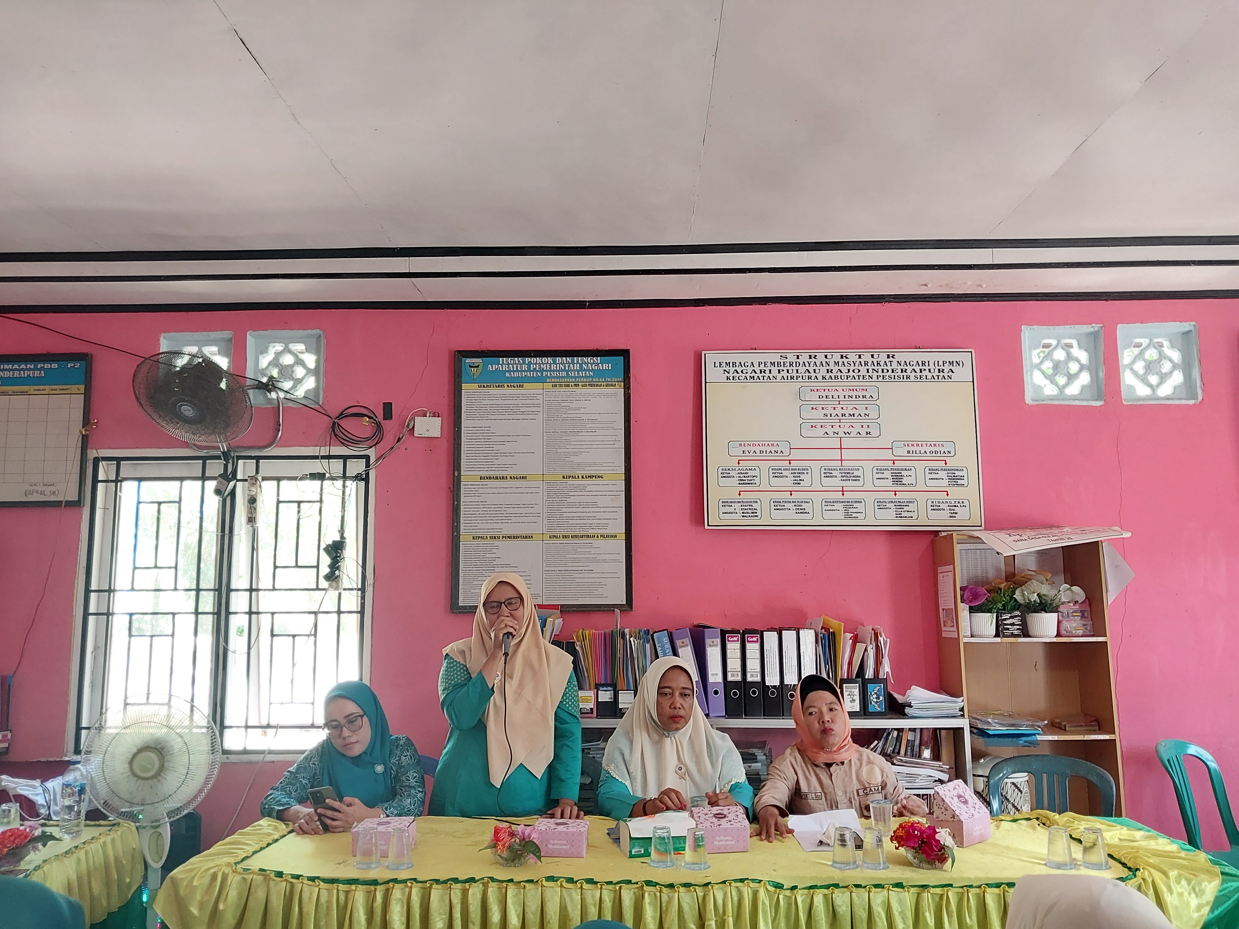 Pertemuan Bulanan TP.Pkk Kecamatan Airpura dan TP.Pkk Nagari se-Kecamatan Airpura di Nagari Pulau Ra