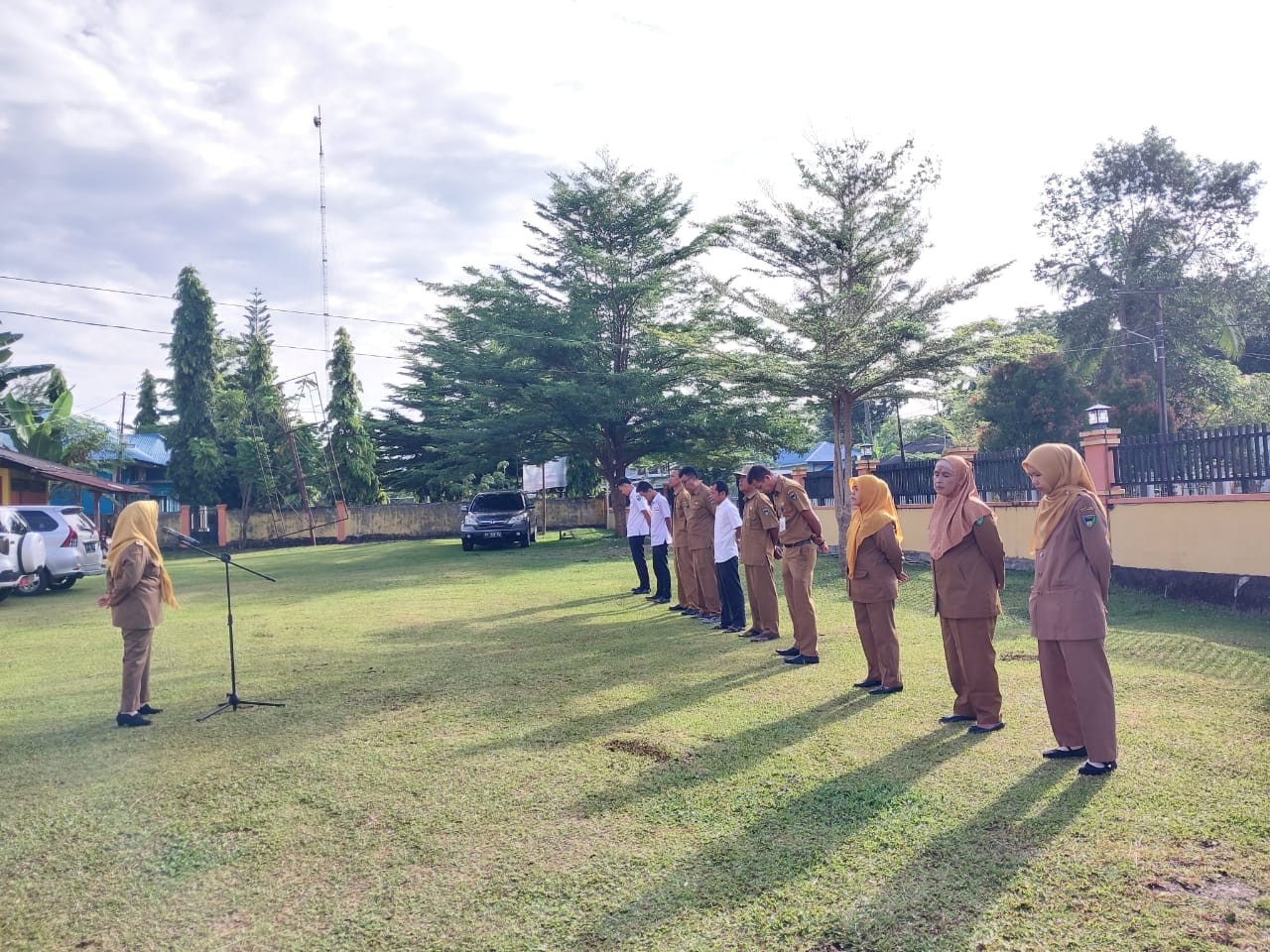 Apel Pagi Senin, 24 Maret 2025 Kantor Camat Airpura