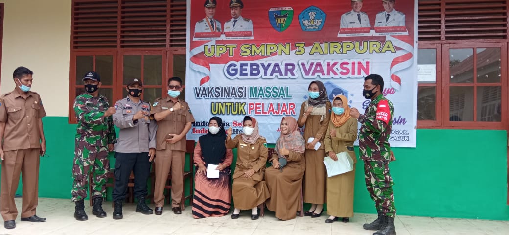 Gebyar Pelaksanaan Eksekusi Vaksinasi Di Nagari Pulau Rajo Inderapura Kecamatan Airpura