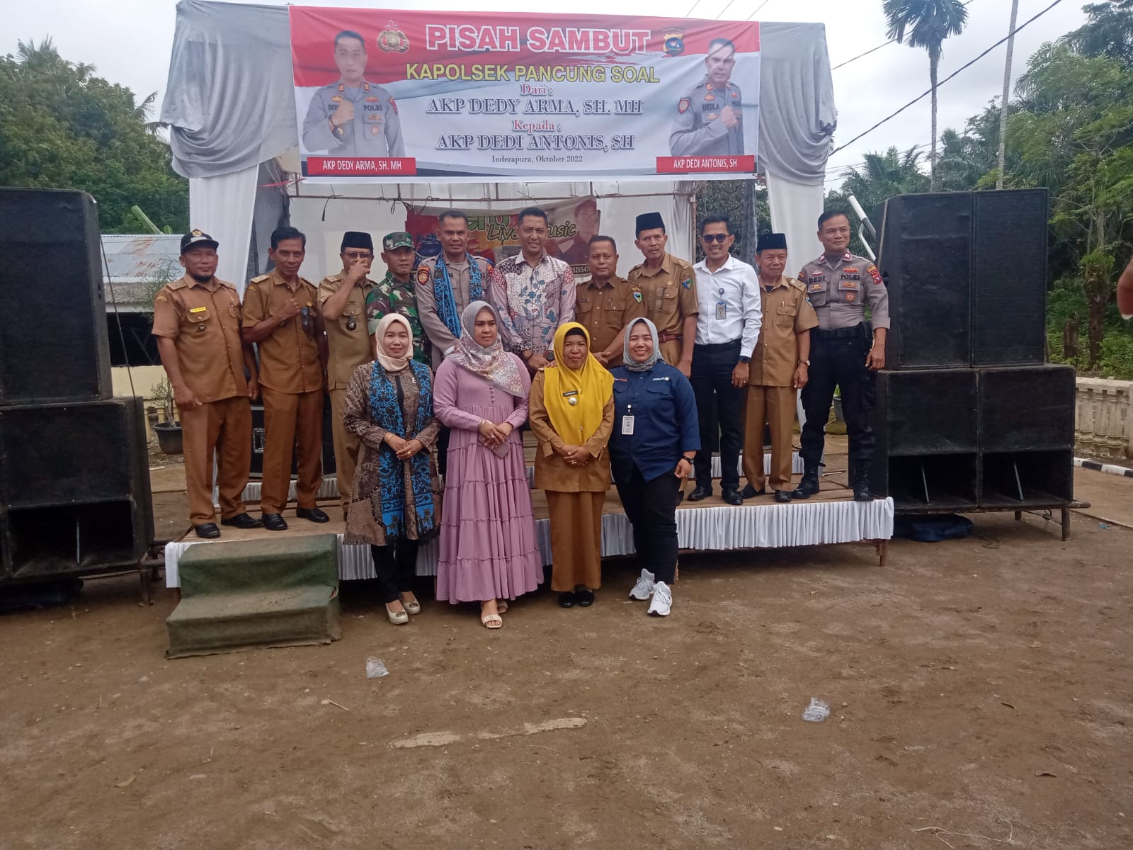 Polsek Pancung Soal/Airpura Gelar Acara Pisah Sambut Kapolsek