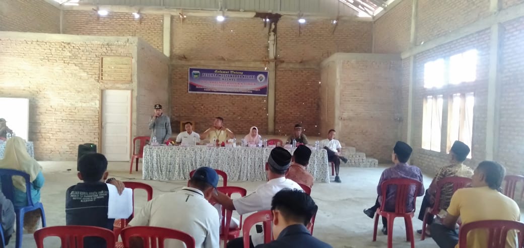 Pelaksanaan Musnag dalam rangka Penyusunan RKP Nagari Tahun 2024 dan DU-RKP Nagari Tahun 2025 di Nag