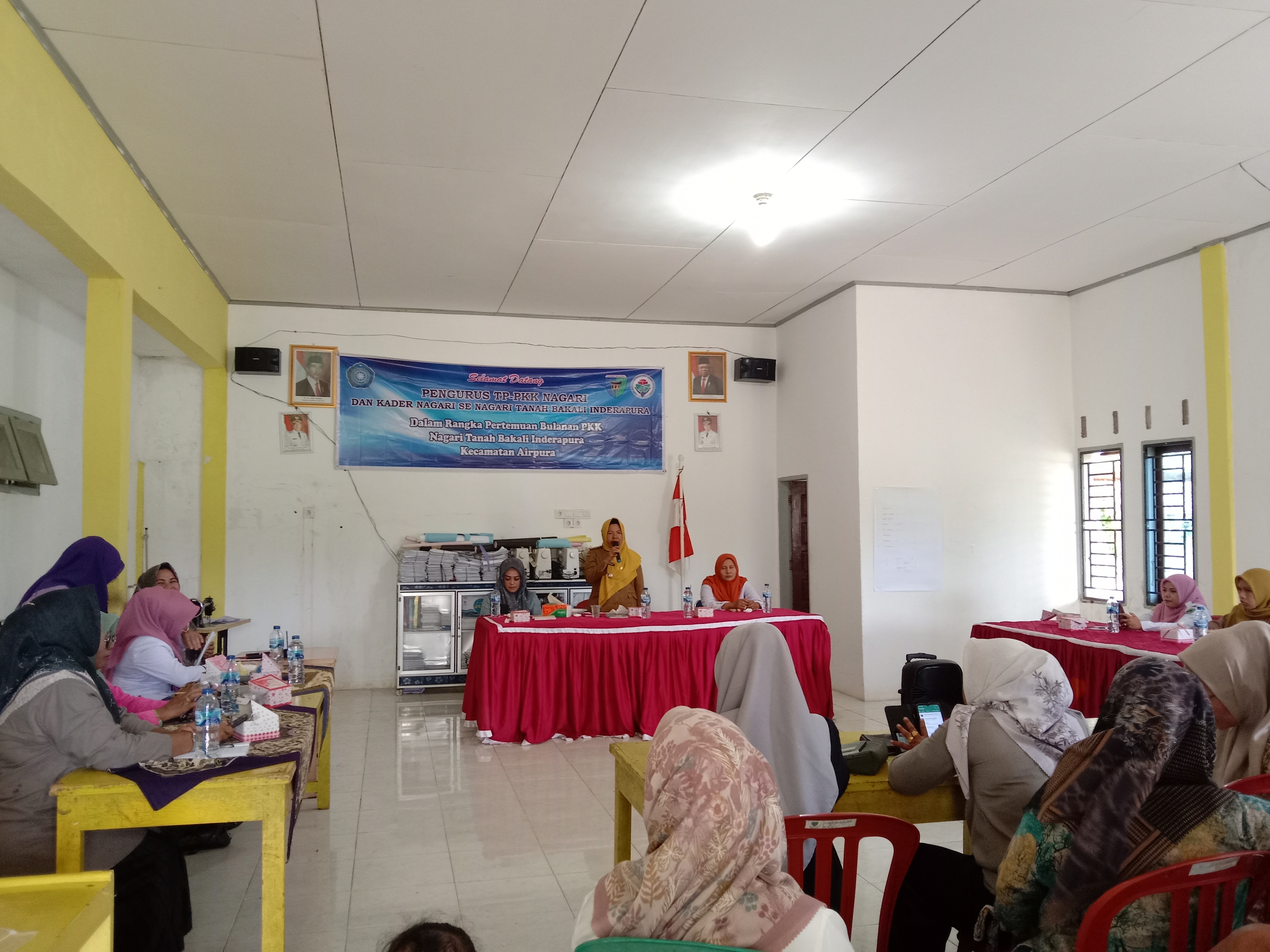 Pertemuan Bulanan PKK Nagari Tanah Bakali Inderapura Kecamatan Airpura 