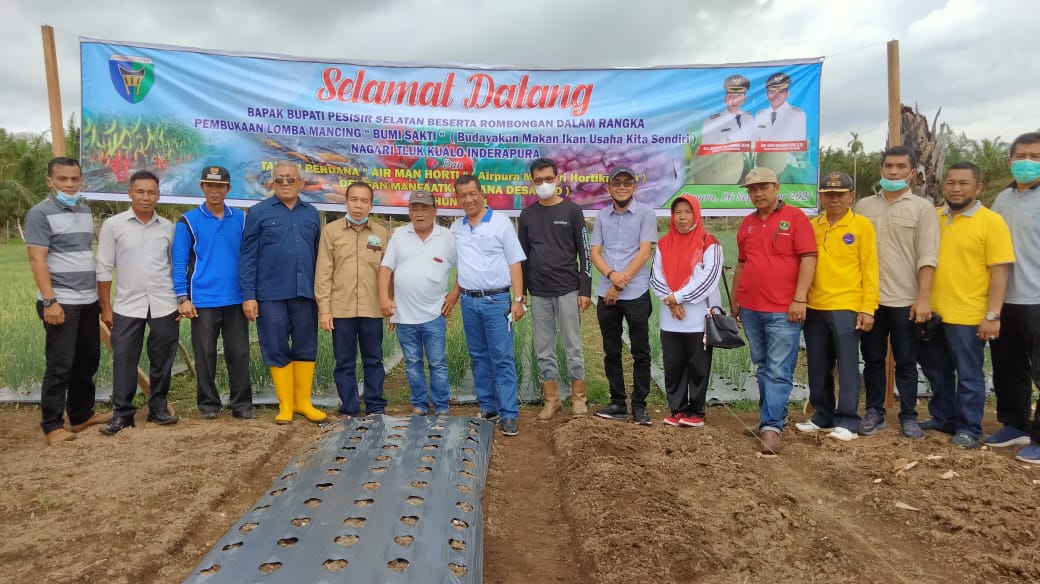 Lomba Mancing \"BUMI SAKTI dan Tanam Perdana Hortikultura di Nagari Tluk Kualo Inderapura Kecamatan 