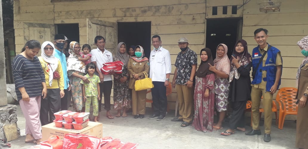 Camat Airpura Dampingi Bupati Pesisir Selatan Peninjauan Lokasi Kebakaran Di Nagari Lubuk Betung Ind