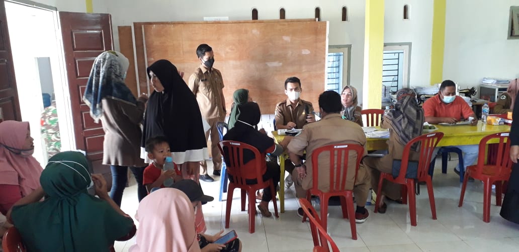 Pelaksanaan Sosialisasi Langsung Eksekusi Vaksinasi di Nagari Tanah Bakali Inderapura Kecamatan Airp