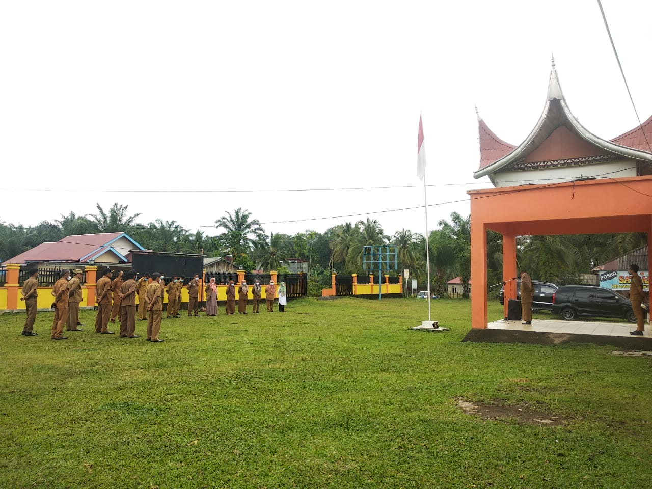 APel Pagi Gabungan Bersama Kepala UPT/UPTD Dinas Instansi dan Wali Nagari se- Kecamatan Airpura Seni