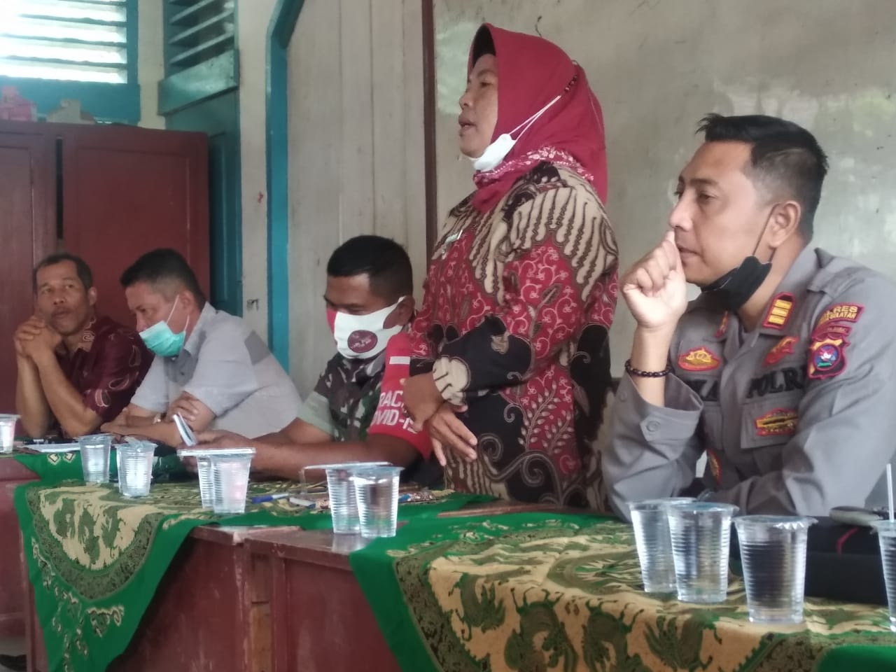 Sosialisasi Vaksinasi di UPT.SDN 01 Nagari Tanah Bakali Inderapura Kecamatan Airpura