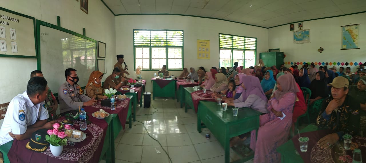Sosialisasi Vaksinasi di UPT.SDN 07 Nagari Damar Lapan Batang Inderapura Kecamatan Airpura 