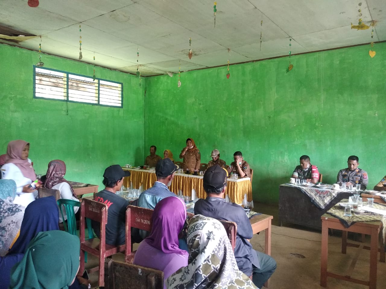 Sosialisasi Vaksinasi di UPT.SDN 08 Nagari Inderapura Utara Kecamatan Airpura