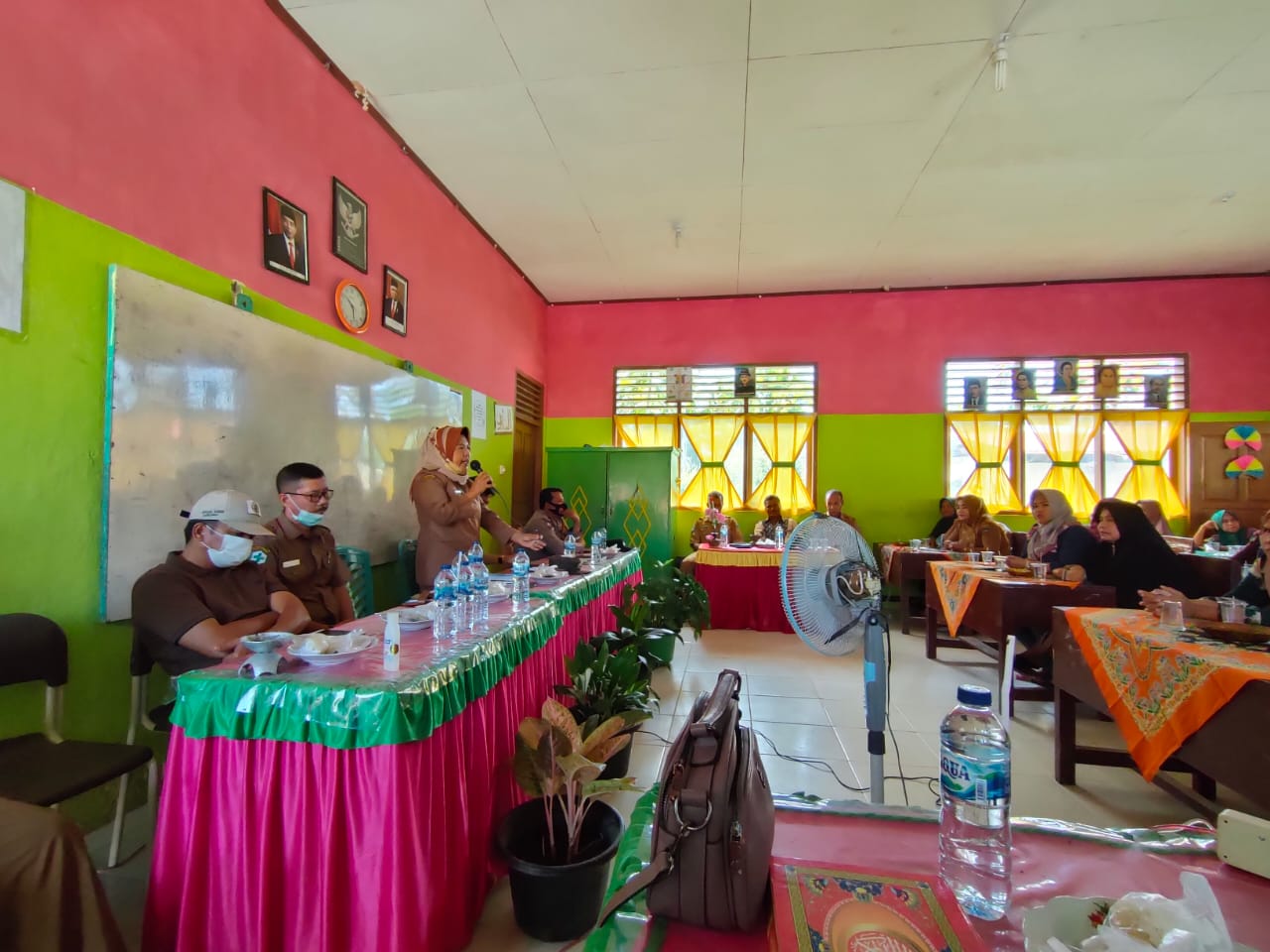 Sosialisasi Vaksinasi di UPT.SDN 09 Nagari Tluk Kualo Inderapura Kecamatan Airpura