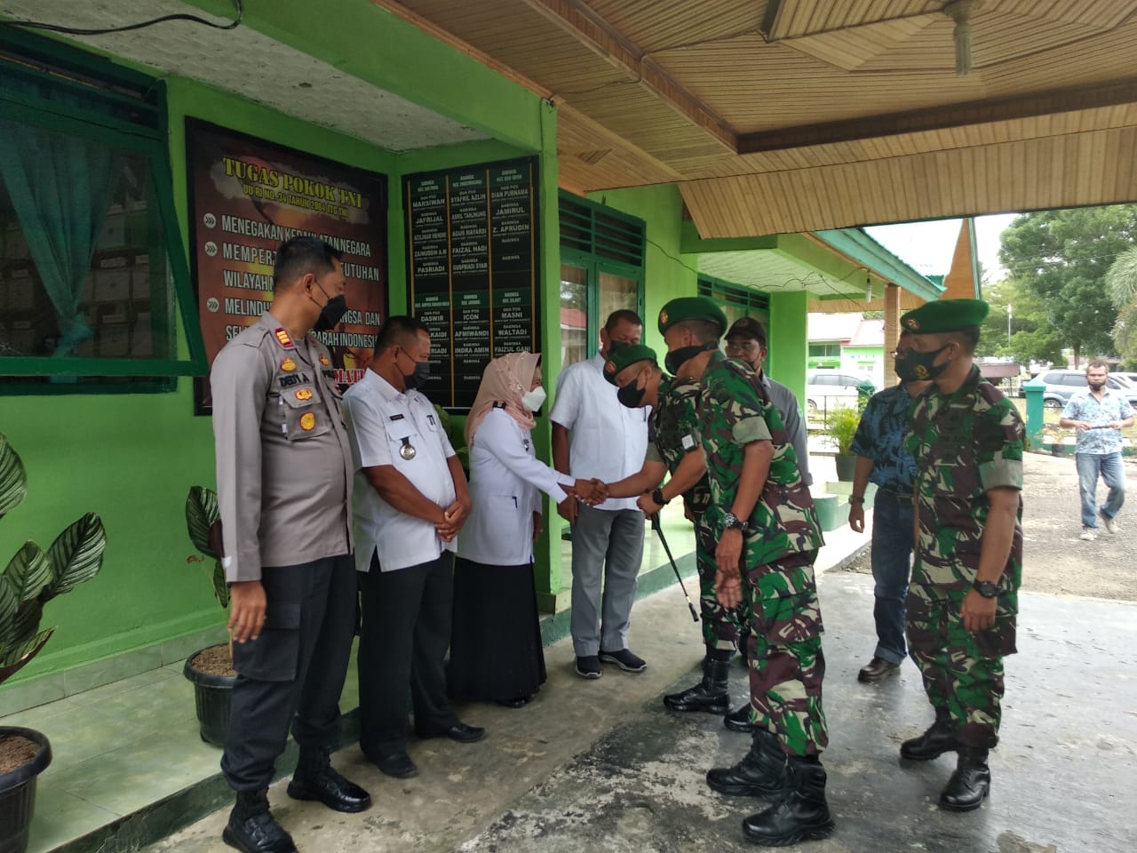 Kunjungan Kerja Dandim 0311/Pessel ke Ranting 2 Danramil  1 Kecamatan Pancung Soal/Airpura 