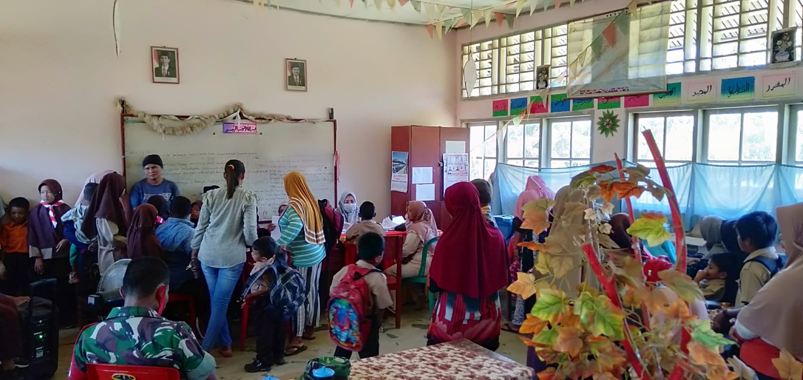 Pelaksanaan Vaksinasi Covid-19 di UPT.SDN 05 Kecamatan Airpura