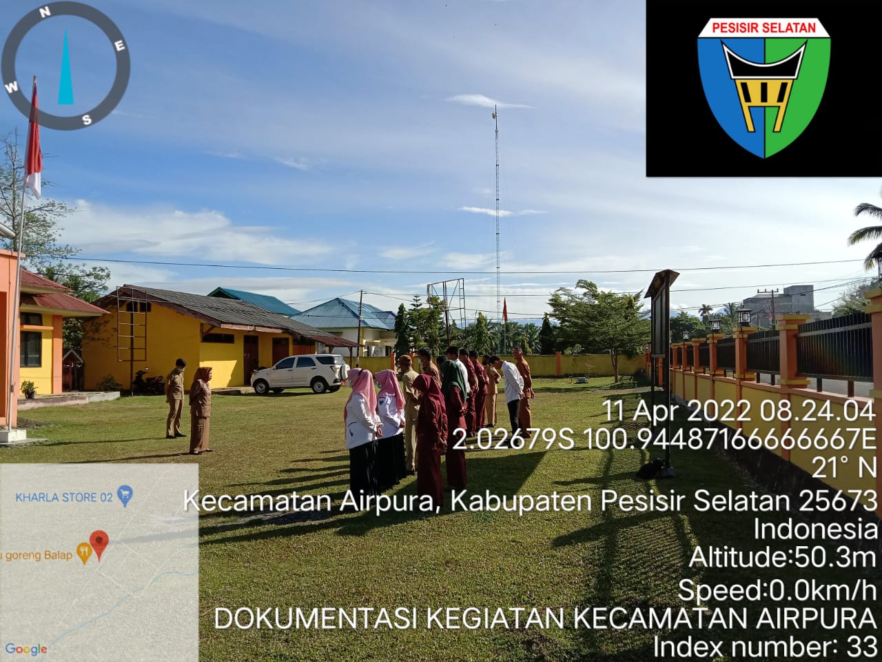 Apel Pagi Gabungan Bersama Kepala UPT/Dinas Instansi se-Kecamatan Airpura