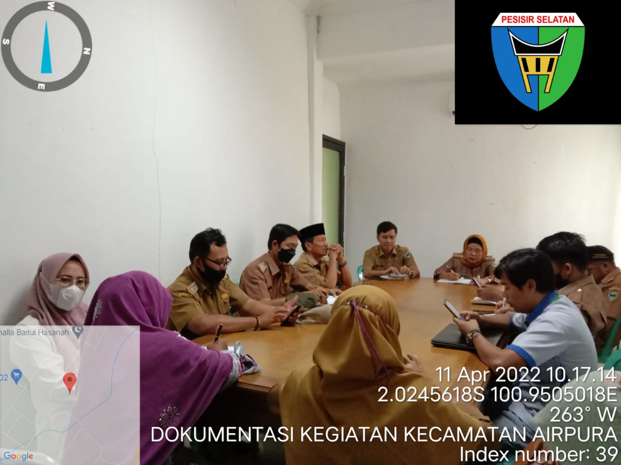 Rapat koordinasi Persiapan Kedatangan Tim Safari Ramadhan Kabupaten Pesisir Selatan ke Kecamatan Air