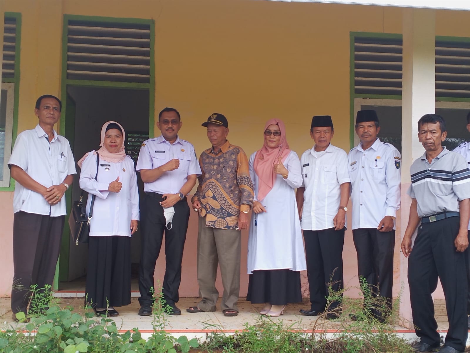 Kunjungan ke UPT.SDN 03 Airpura bersama Kadis Pendidikan dan Kabud Kabupaten Pesisir Selatan ke Keca