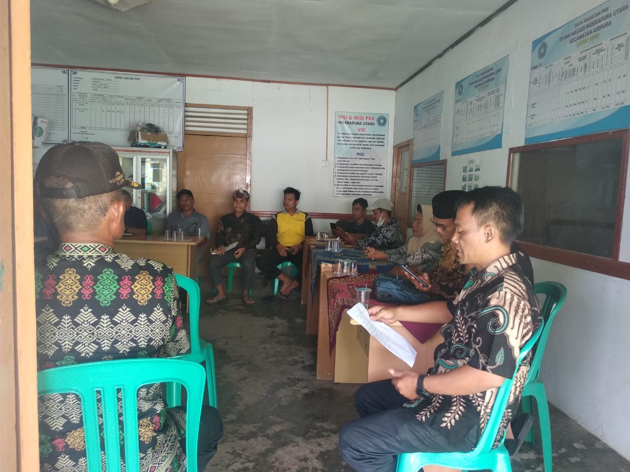 Musyawarah Pra Pelaksanaan Pembangunan Nagari Inderapura Utara Kecamatan Airpura