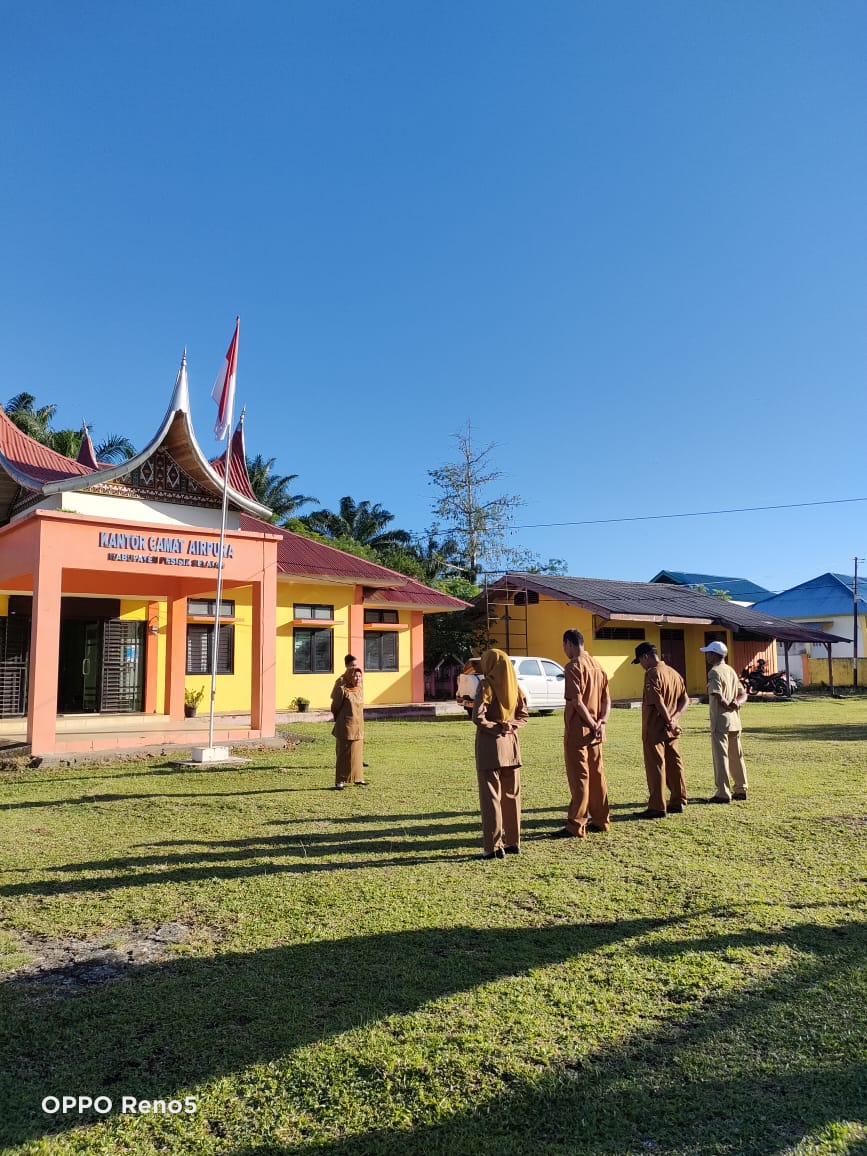 Apel Pagi Bersama ASN dan Non ASN Kantor Camat Airpura