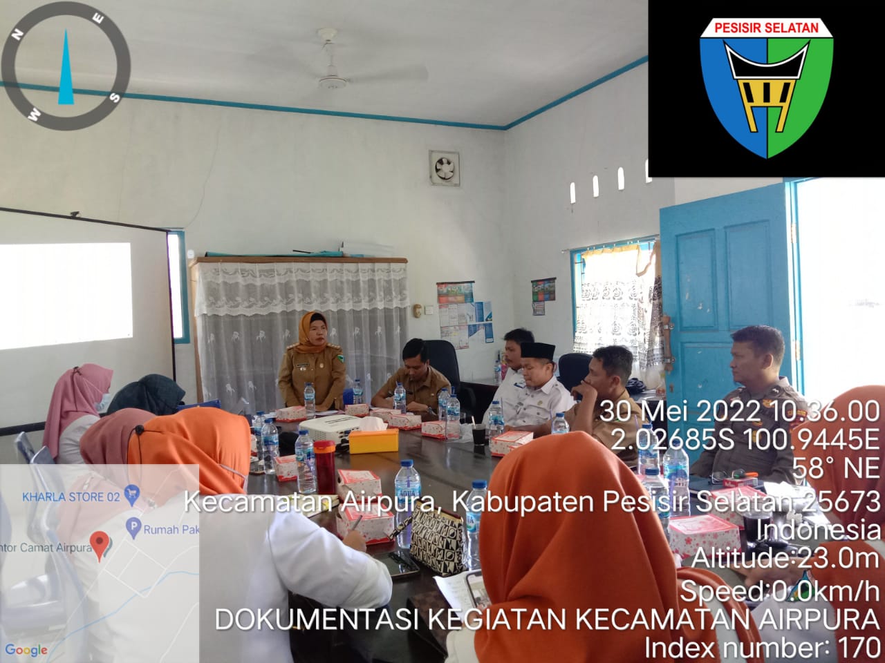 Kegiatan Mini Loka Karya Tingkat Kecamatan Airpura tentang Peran Lintas Sektoral Kecamatan Airpura d