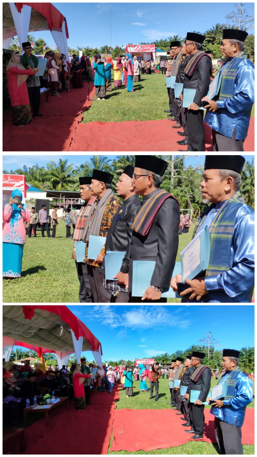 Penyerahan Kepada 5 Nagari Sertifikat Bebas ODF Kecamatan Airpura