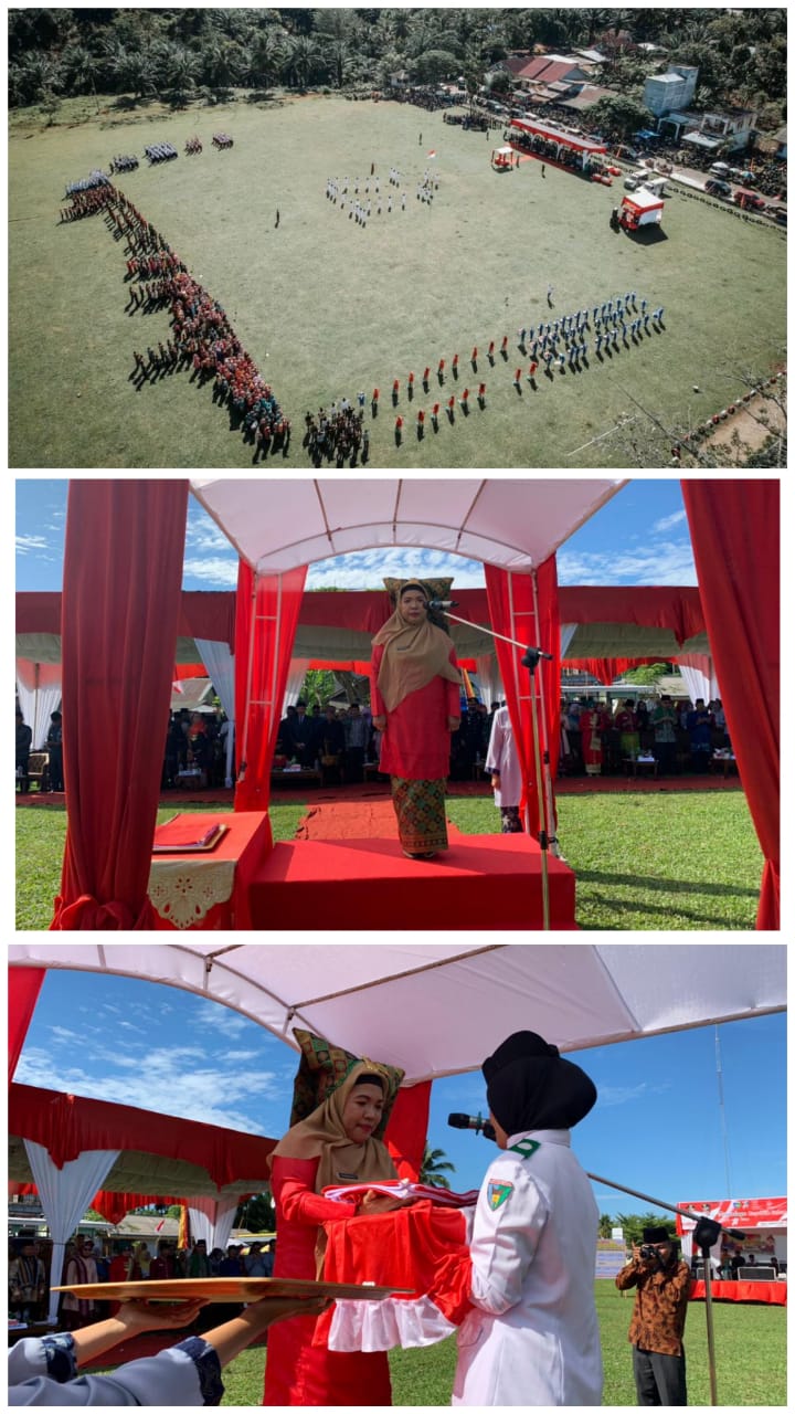 Upacara Pengibaran Bendera Merah Putih Peringatan HUT Kemerdekaan RI  Ke-77 Tahun 2022