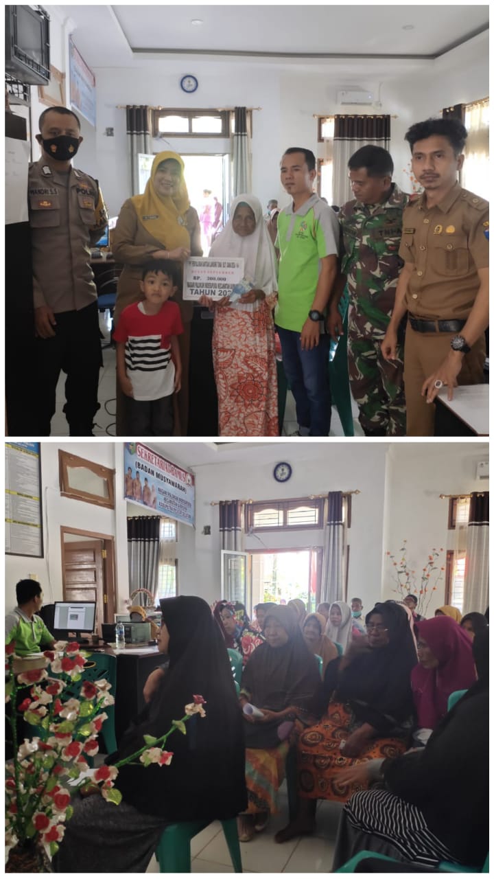 Penyaluran Bantuan Langsung Tunai (BLT) Bulan September Nagari Palokan Inderapura