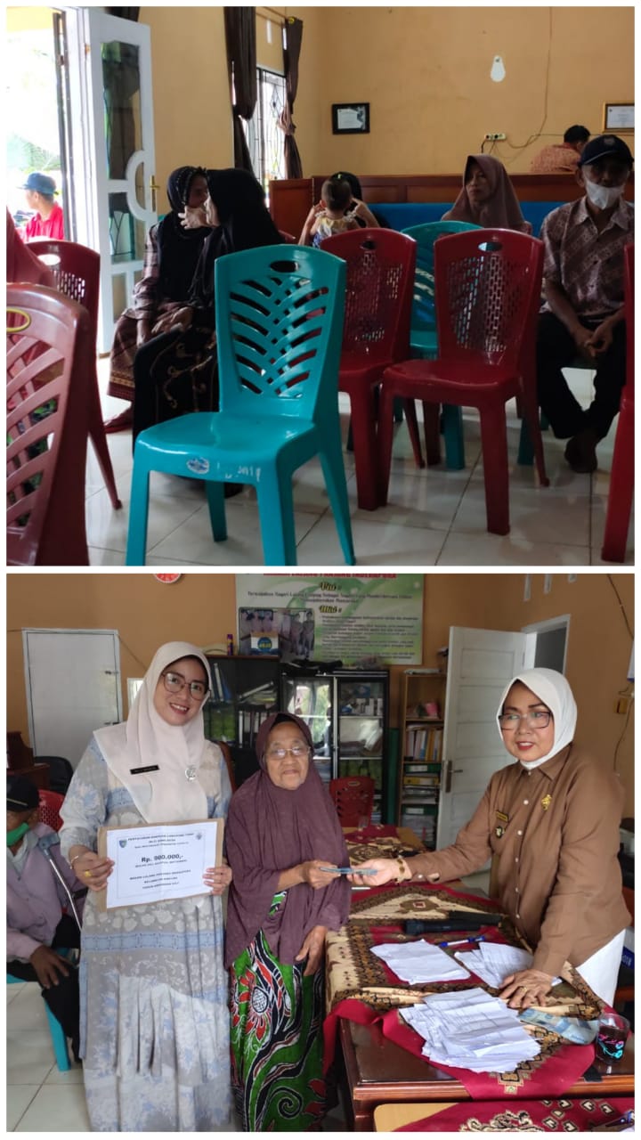 Penyaluran Bantuan Langsung Tunai (BLT) di Nagari Lalang Panjang Inderapura