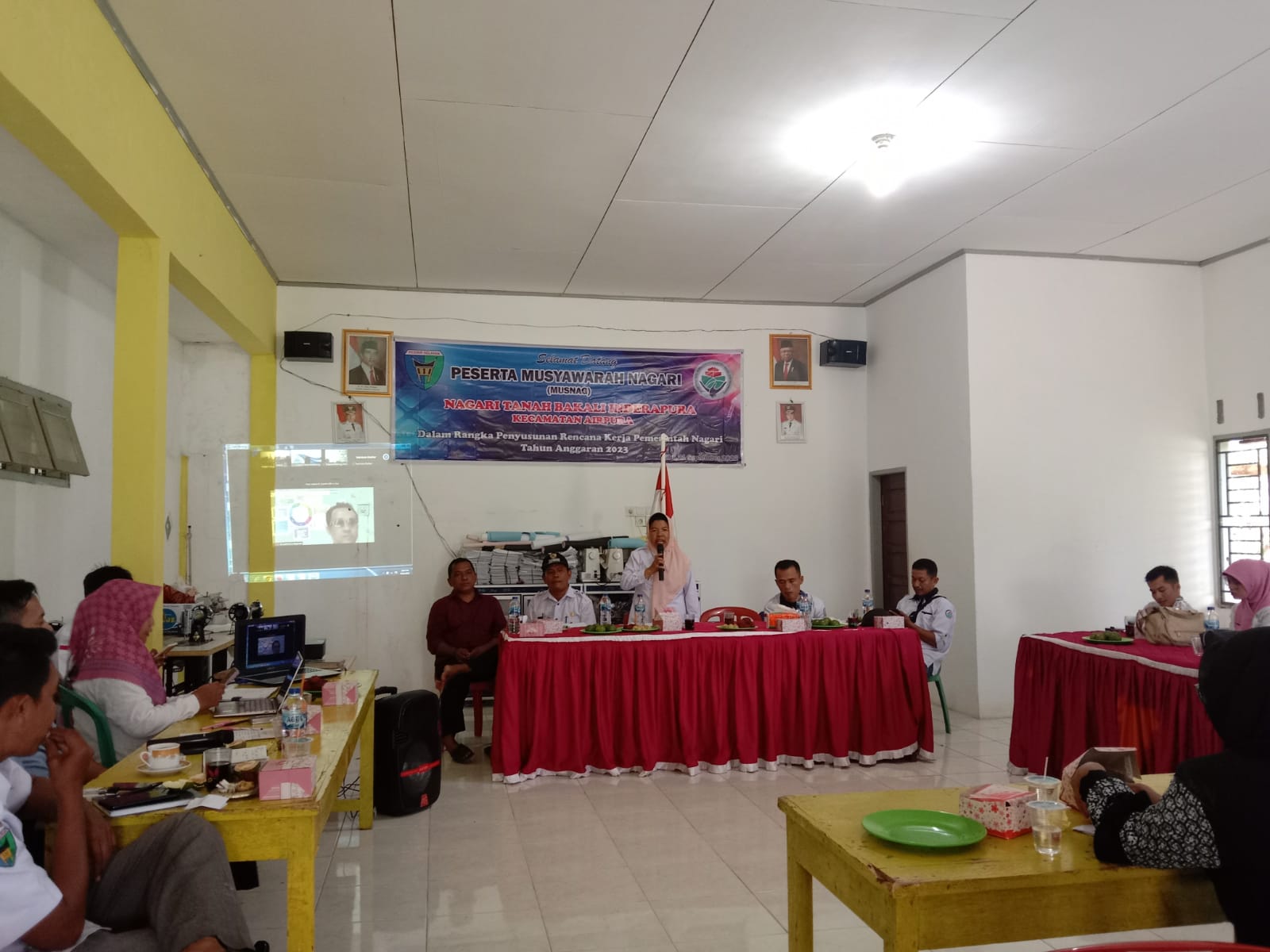 Rapat Musnag Nagari Tanah Bakali Inderapura dalam rangka penyusunan RKP tahun anggaran 2023 dan DU R