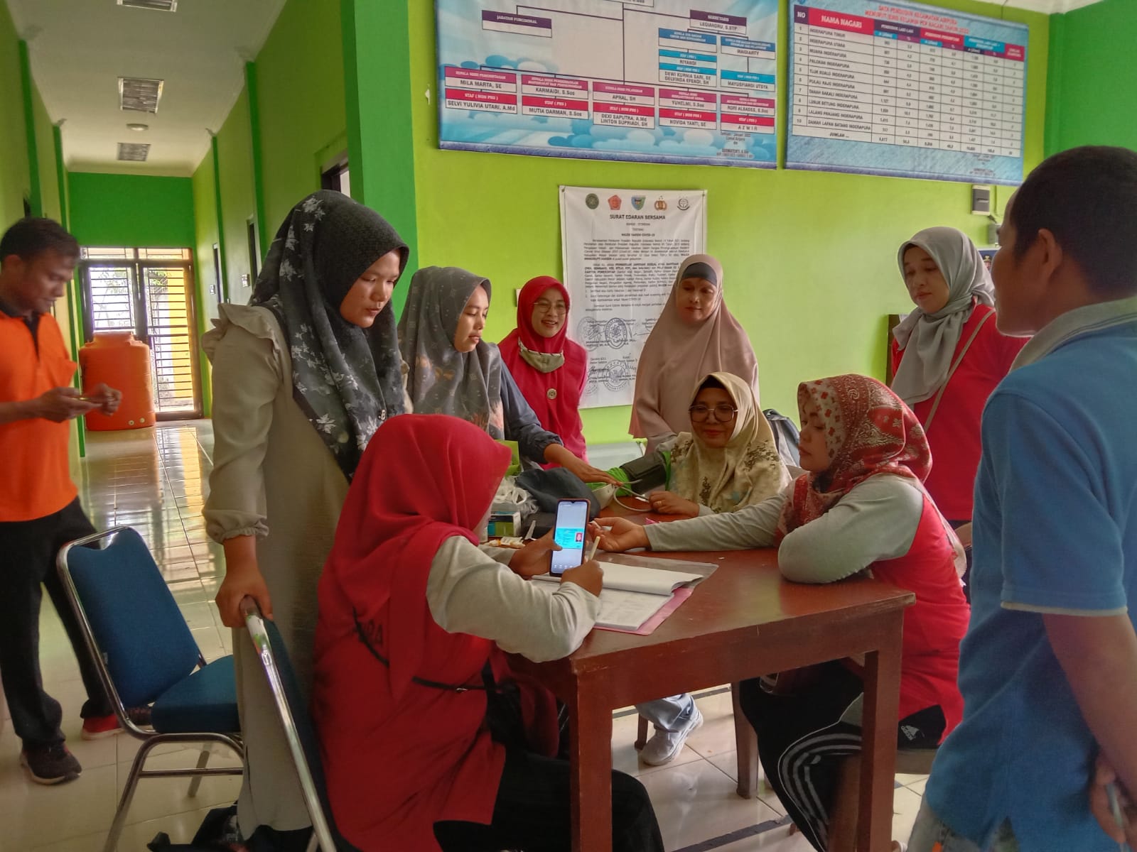 Sosialisasi Aplikasi Sipgar dan Pemeriksaan Layanan Kesehatan Gratis dari Puskesmas Airpura