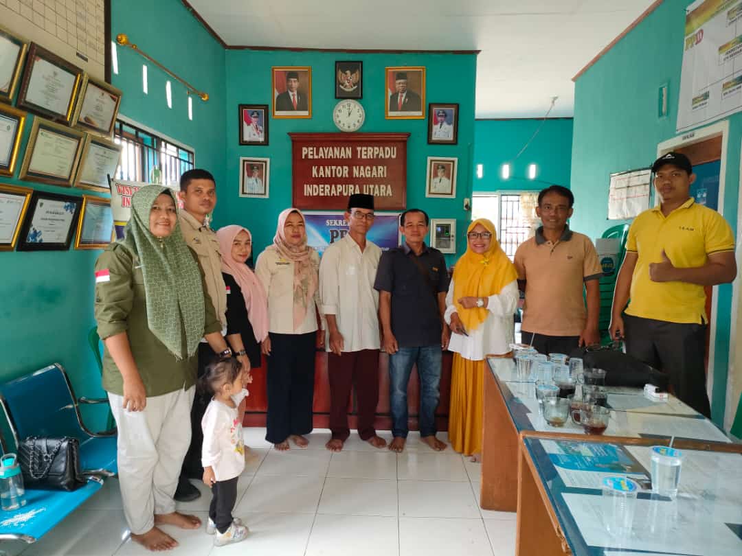 Peninjauan ke Nagari Inderapura Utara dalam Rangka Koordinasikan Data DTKS dan Bansos