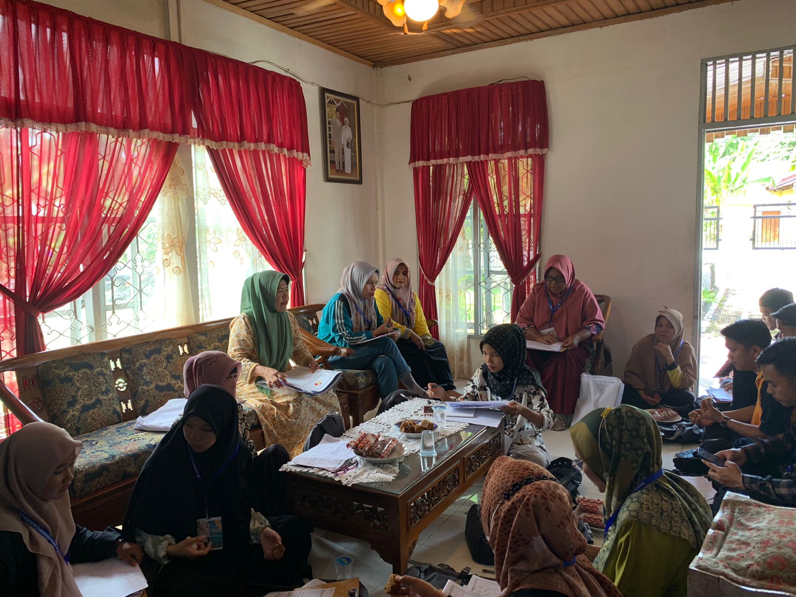 Pembukaan Pendataan Regsosek di Awali Rumah Camat Airpura