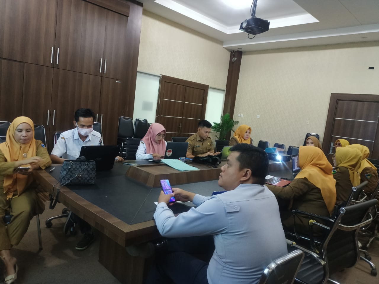 Menghadiri Rapat Entry Anjab ABK Kedalam Aplikasi e-Anjab Simona Kemendagri