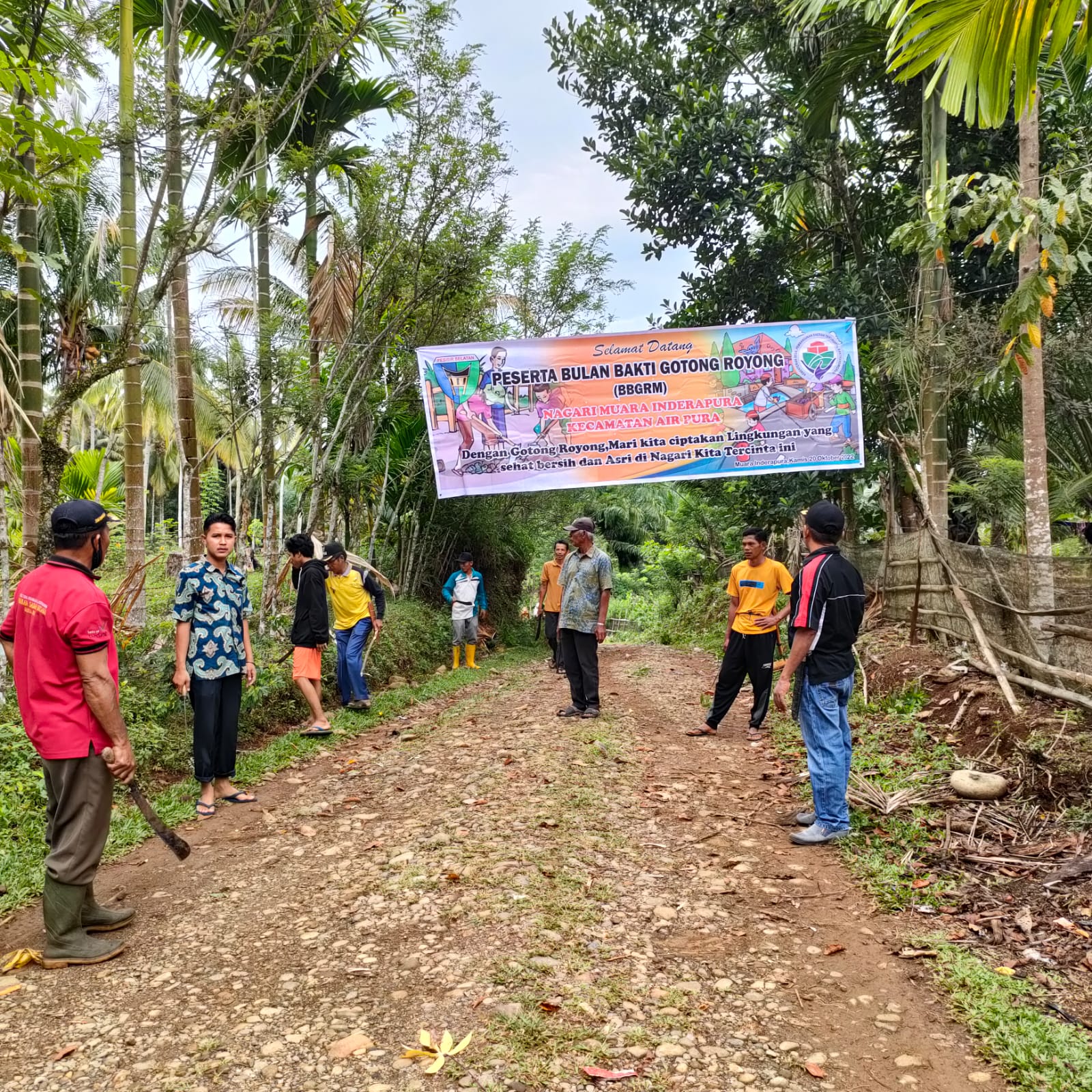 Bulan Bakti Gotong Royong  (BBGRM) Nagari Muara Inderapura Kecamatan Airpura 