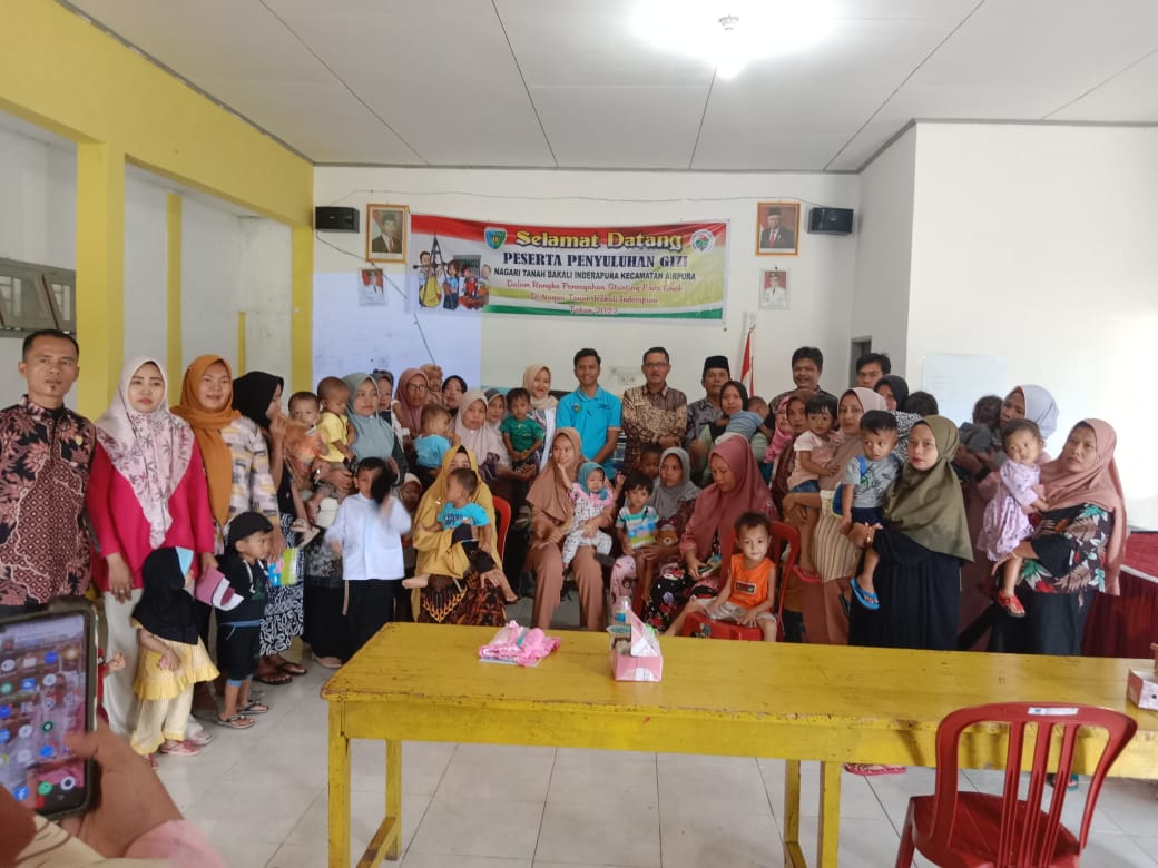 Penyuluhan Gizi di Nagari Tanah Bakali Inderapura Kecamatan Airpura