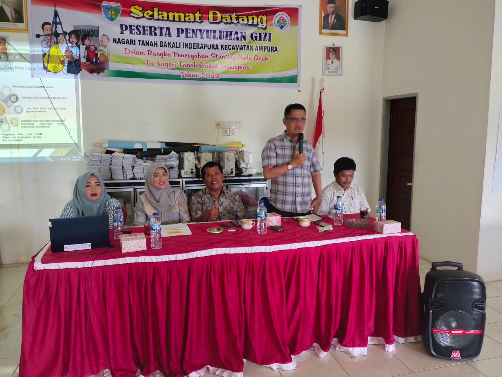 Sosialisasi Penyuluhan Gizi di Nagari Tanah Bakali Inderapura