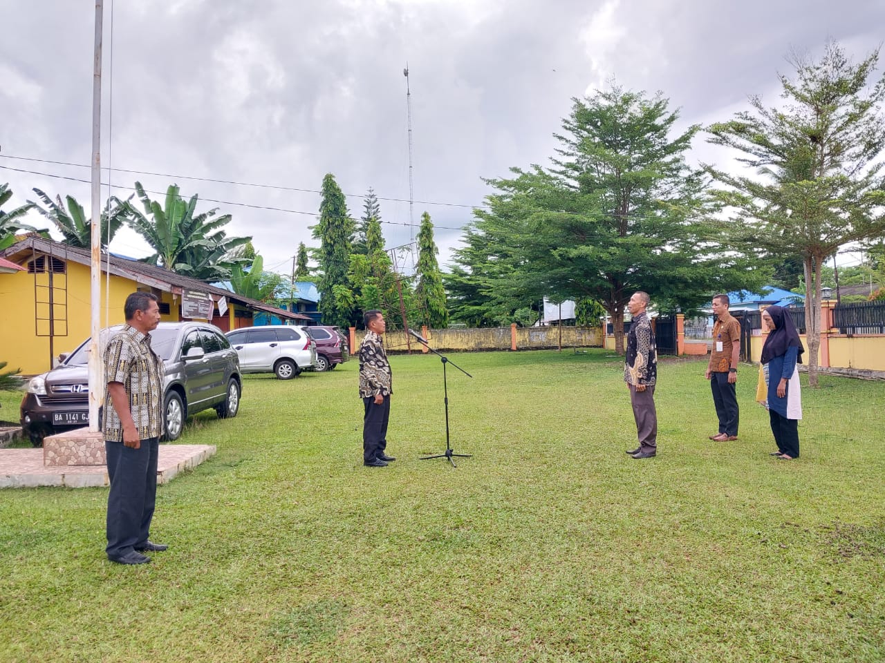 Apel Pagi Kamis 20 Maret 2025 Kantor Camat Airpura