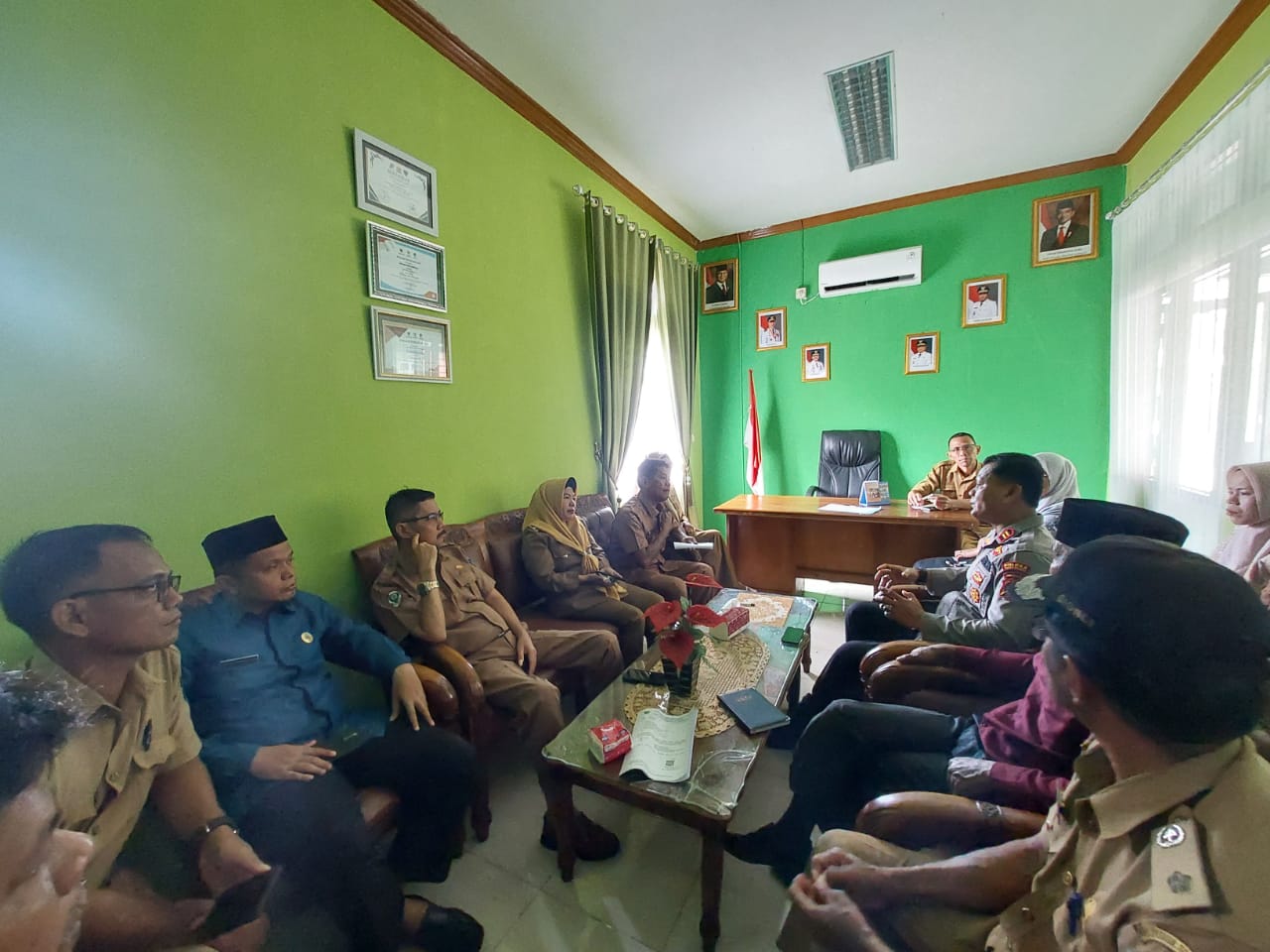 Rapat koordinasi imbauan menyambut libur hari Raya Idul Fitri 1446 H/2025 M  Kecamatan Airpura