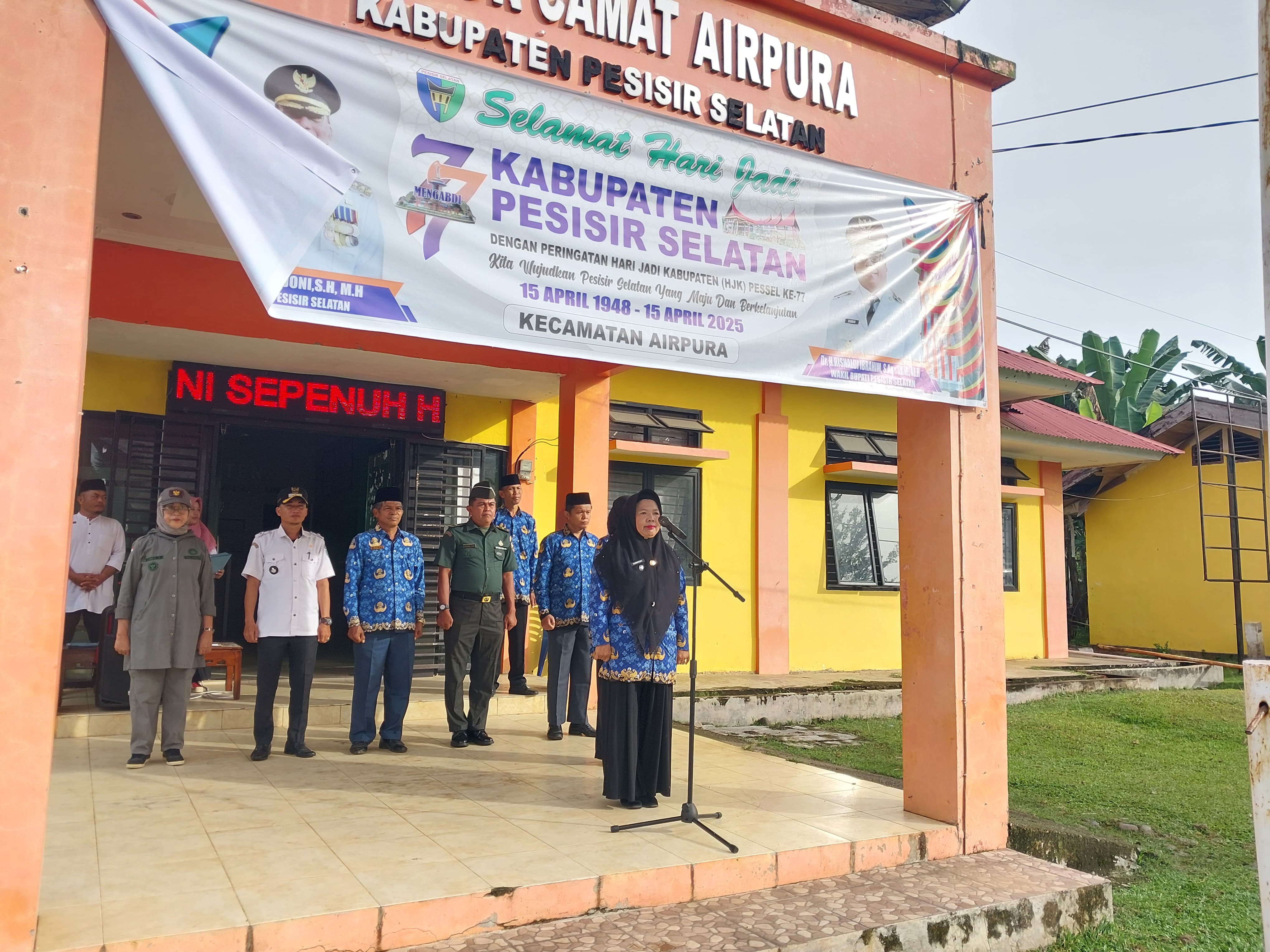 Upacara Memperingati Hari Kesadaran Nasional 17 April 2025 Kecamatan Airpura