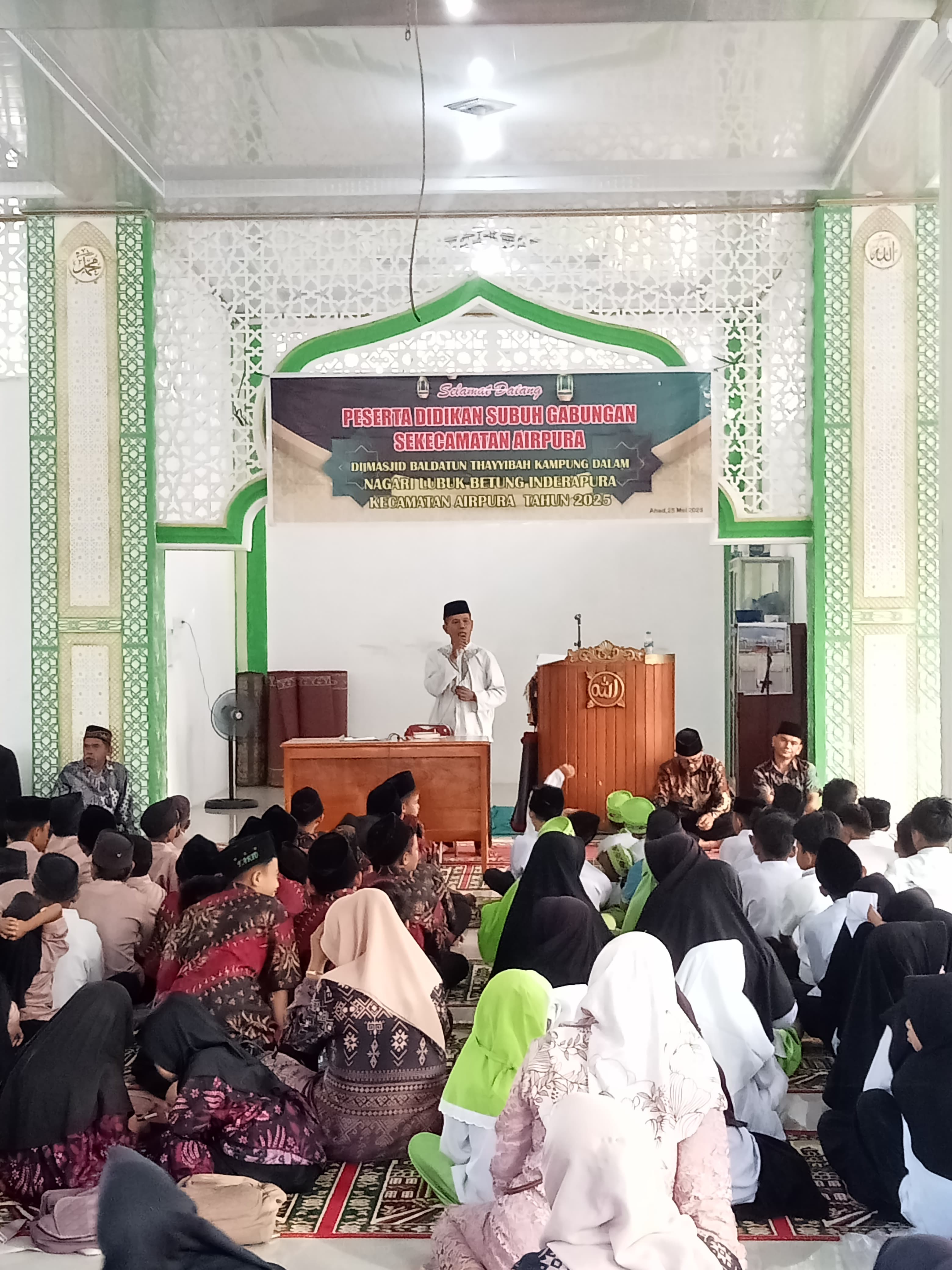 Didikan Subuh Gabungan se-Kecamatan Airpura di Nagari Lubuk Betung Inderapura