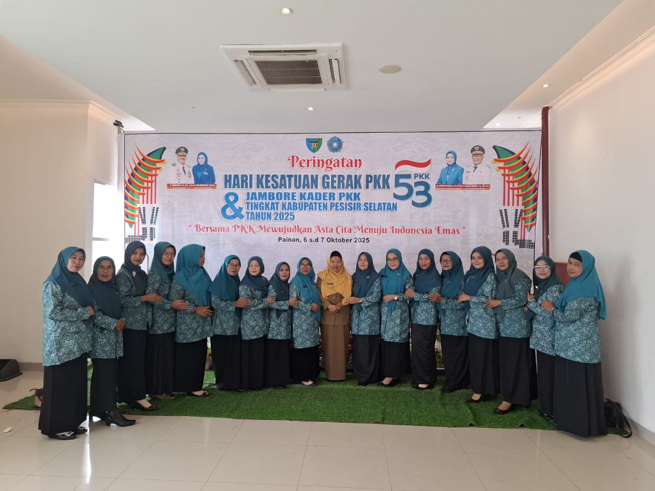 Airpura Ikuti Jambore Kader PKK Tk. Kabupaten Pesisir Selatan Tahun 2025