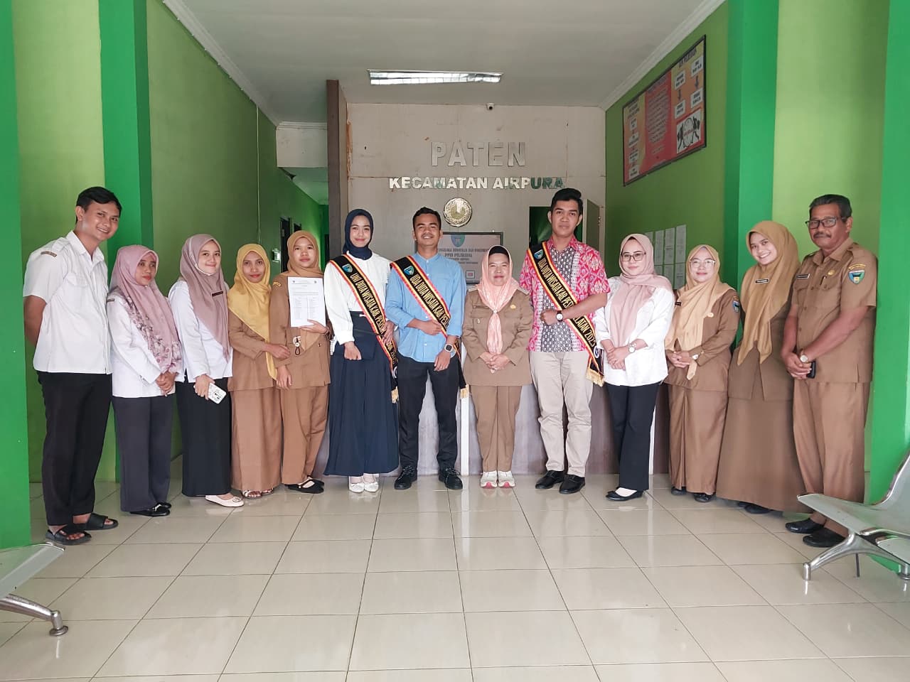 Camat Airpura diKunjungi Finalis Uda Uni Perwakilan Kecamatan Airpura