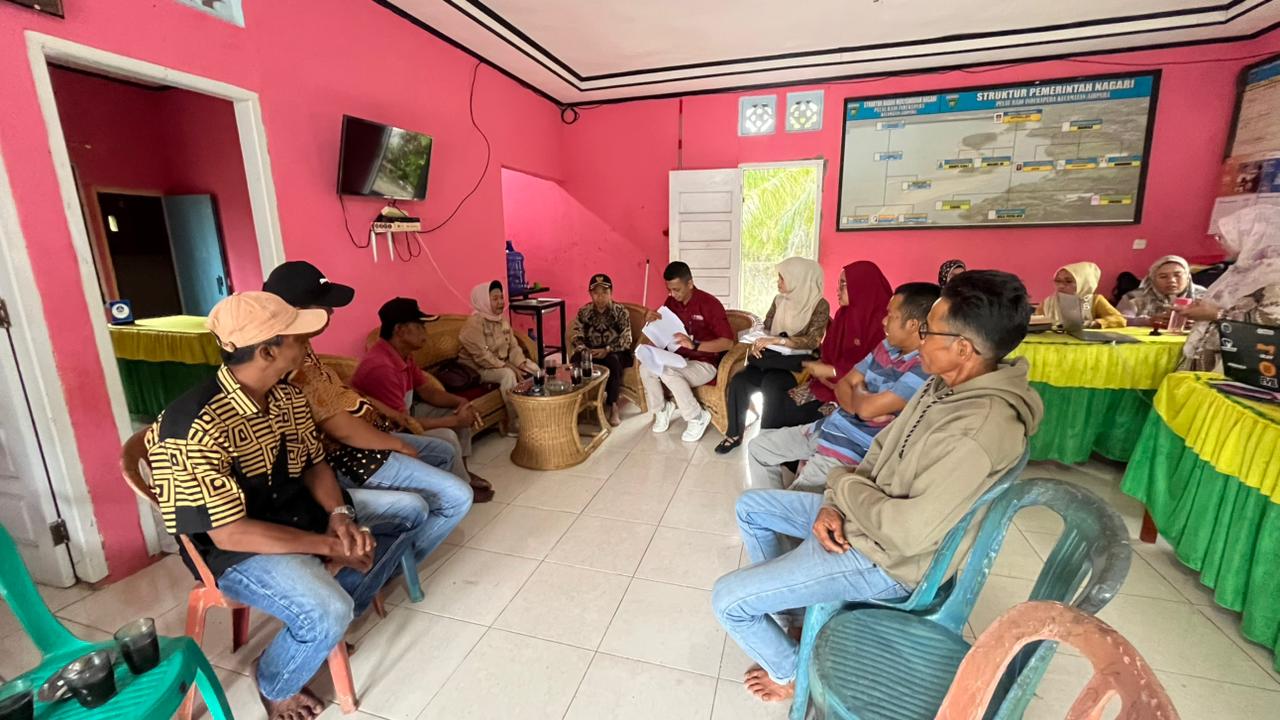 TIM PANITIA PILWANA KECAMATAN AIRPURA LAKSANAKAN MONITORING PILWANA DI NAGARI PULAU RAJO INDERAPURA