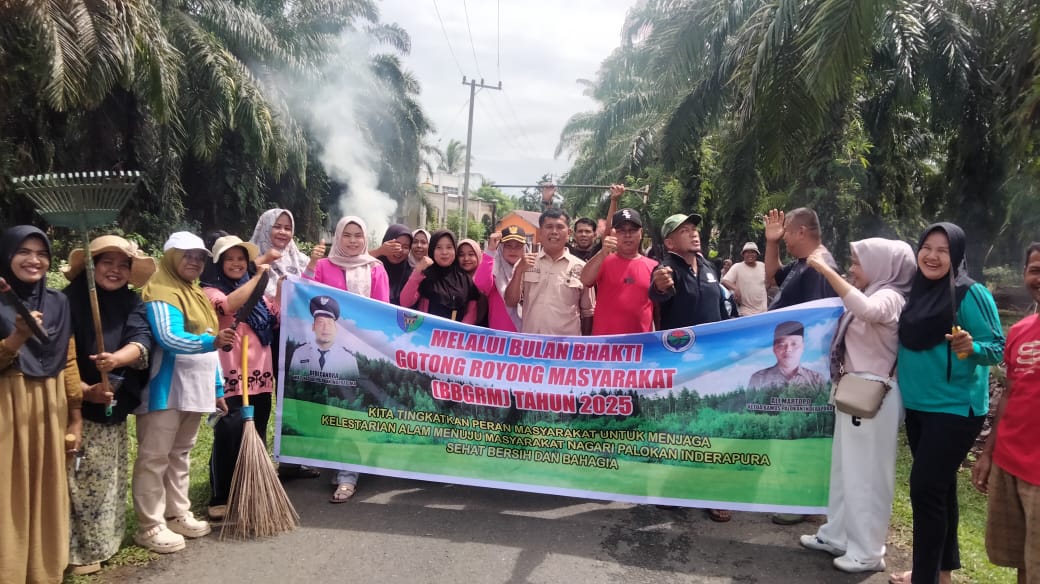 KASI PEMBERDAYAAN MASYARAKAT DAN PEREKONOMIAN KANTOR CAMAT AIRPURA HADIRI BBGRM DI NAGARI PALOKAN IN